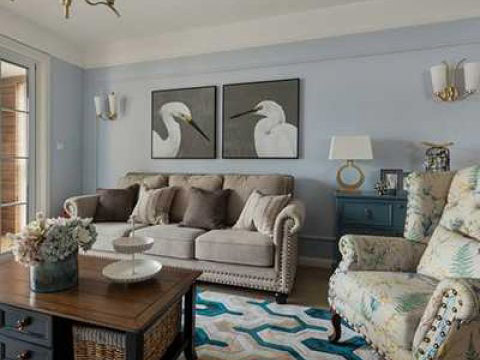 2020精選面積101平米美式三居室